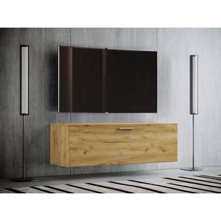 VCM Tableau TV mural en bois Tableau bas suspendu Armoire TV suspendue Armoire murale Table Fernso  