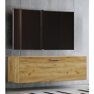 VCM Tableau TV mural en bois Tableau bas suspendu Armoire TV suspendue Armoire murale Table Fernso  