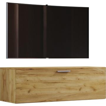 Tableau TV mural en bois Tableau bas suspendu Armoire TV suspendue Armoire murale Table Fernso