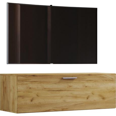 VCM Tableau TV mural en bois Tableau bas suspendu Armoire TV suspendue Armoire murale Table Fernso  