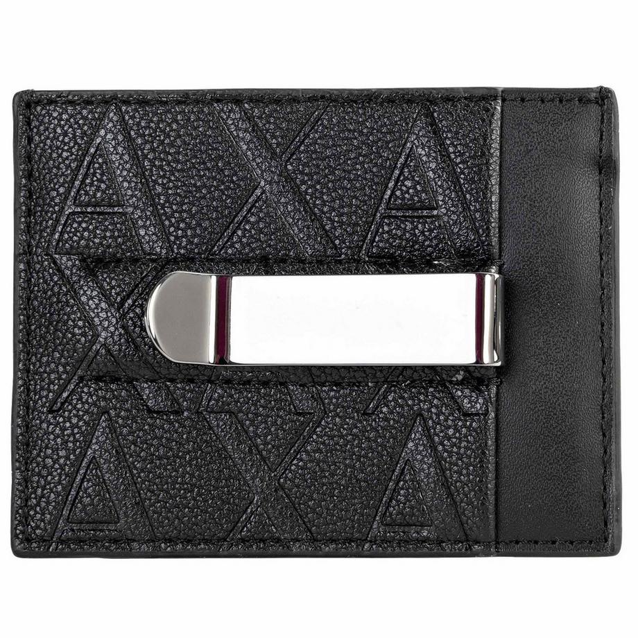Armani Exchange Liam Custodia per carte con clip  