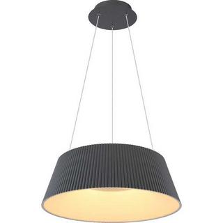 mutoni Lampe à suspension Crotone métal anthracite 1xLED  