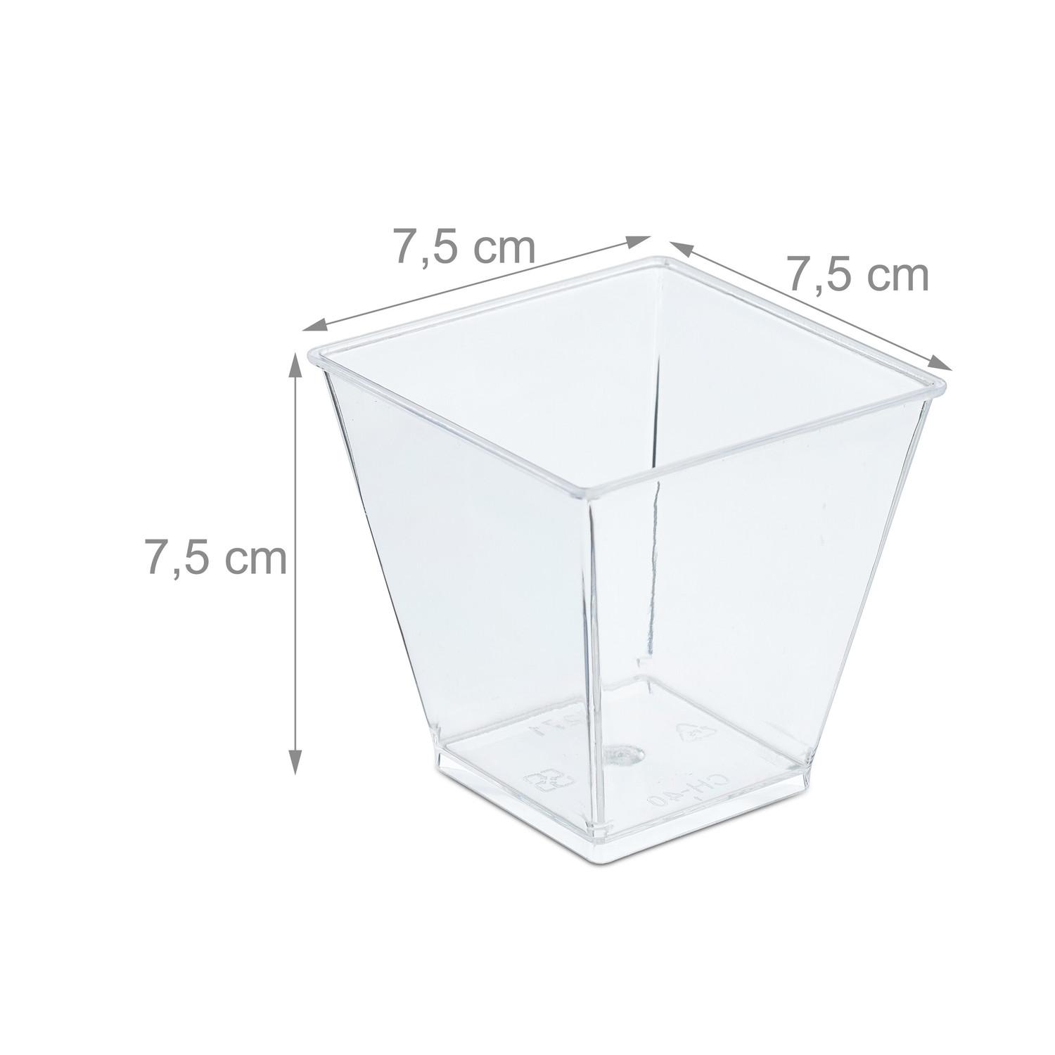 Northix Dessertschalen, 50 Stück  