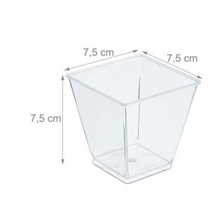 Northix Dessertschalen, 50 Stück  
