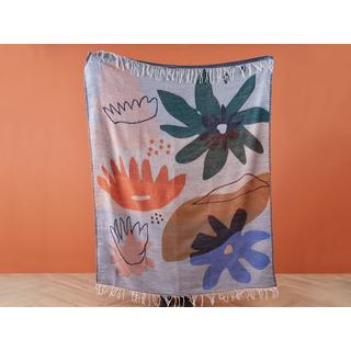 Beliani BAIDI Boho Couverture en Acrylique  