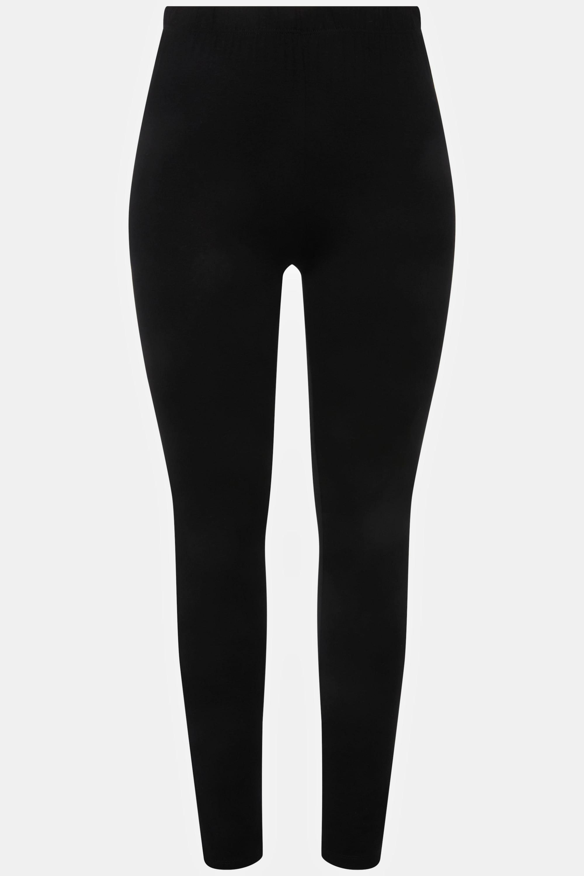 Ulla Popken  Legging longueur mollet, jambe slim et taille élastique 