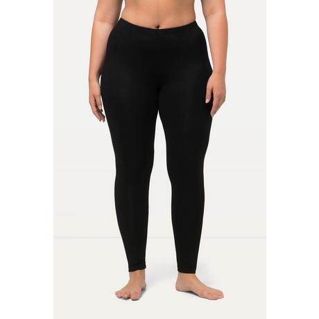 Ulla Popken  Leggings dal taglio aderente lunghi fino al polpaccio con cintura elastica 