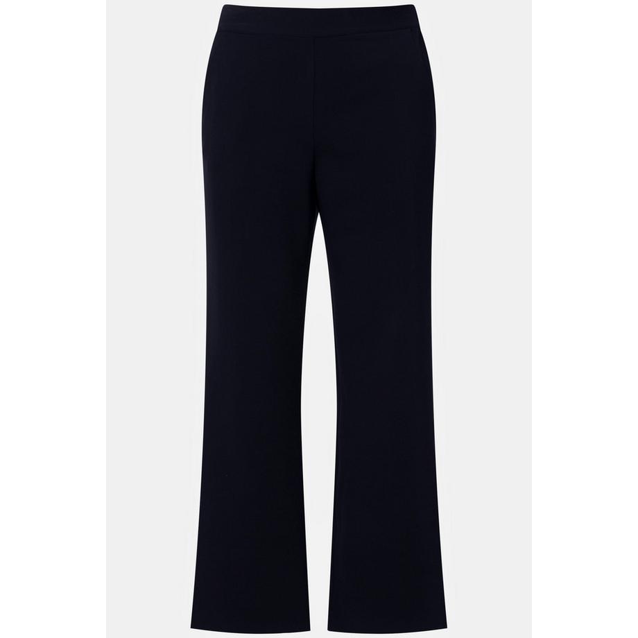 Ulla Popken Pantaloni Gamba Larga Dritta Cintura Comoda  