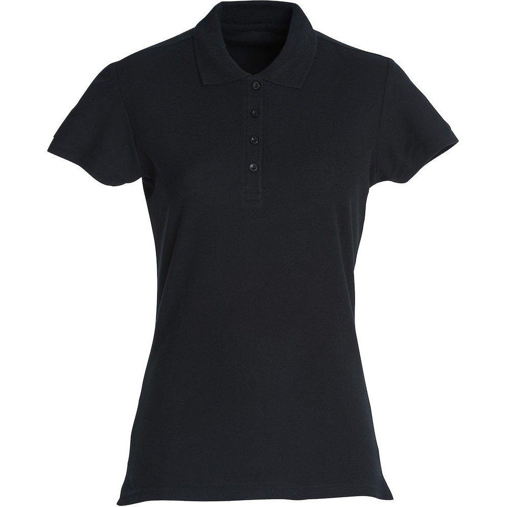 Image of Poloshirt Damen Schwarz M