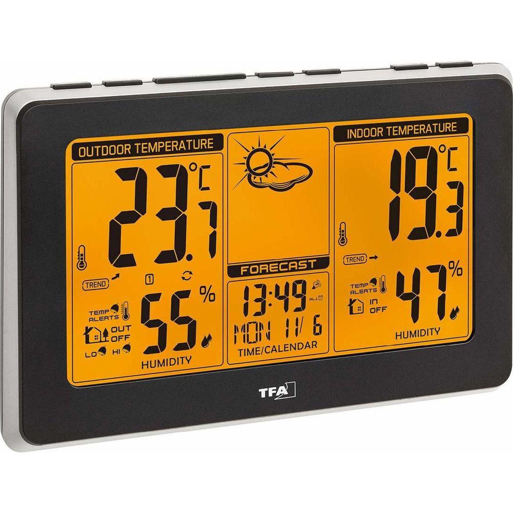 TFA TFA-Dostmann Mondo Nero LCD Batteria  
