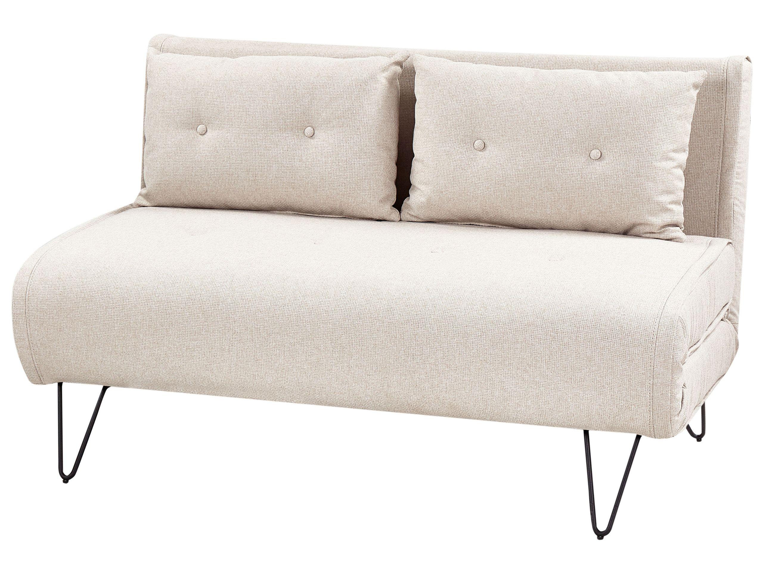 Beliani 2 Sitzer Sofa aus Polyester Glamourös VESTFOLD  