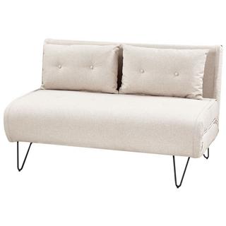 Beliani 2 Sitzer Sofa aus Polyester Glamourös VESTFOLD  