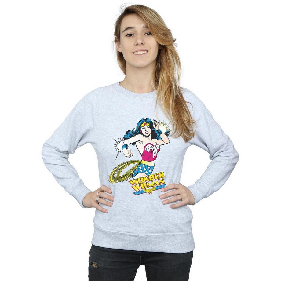 Wonder Woman Wonder Woman Lasso Logo Imprimé Sweatshirt  