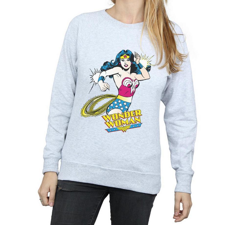 Wonder Woman Wonder Woman Lasso Logo Imprimé Sweatshirt  