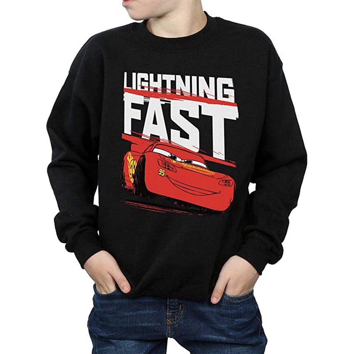 Image of Lightning Fast Sweatshirt Jungen Schwarz 152-158