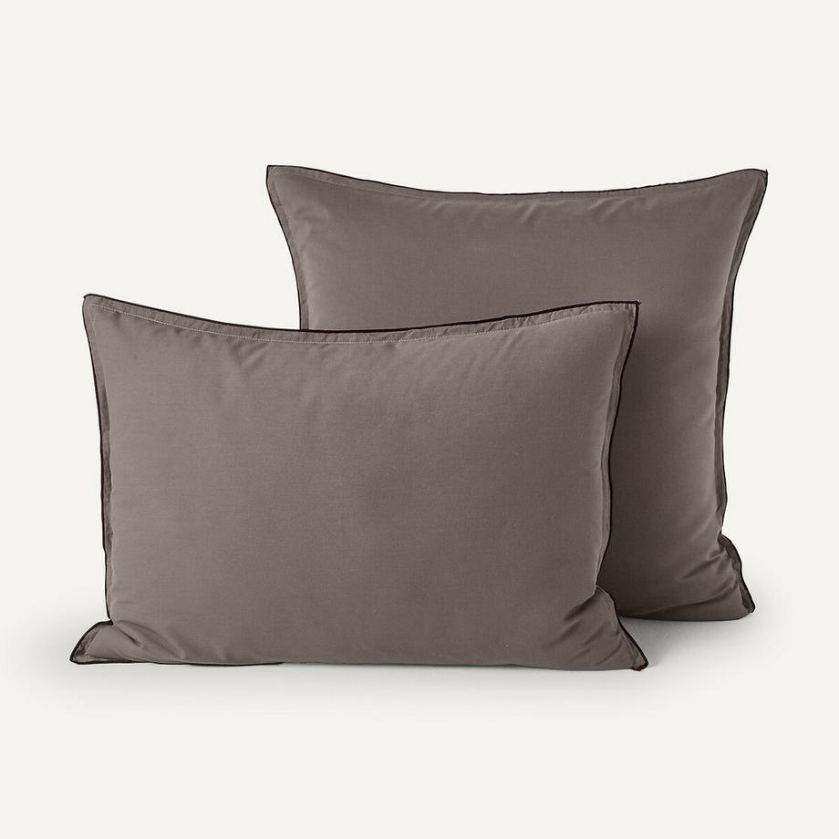 Taie d'oreiller en voile de coton lavé