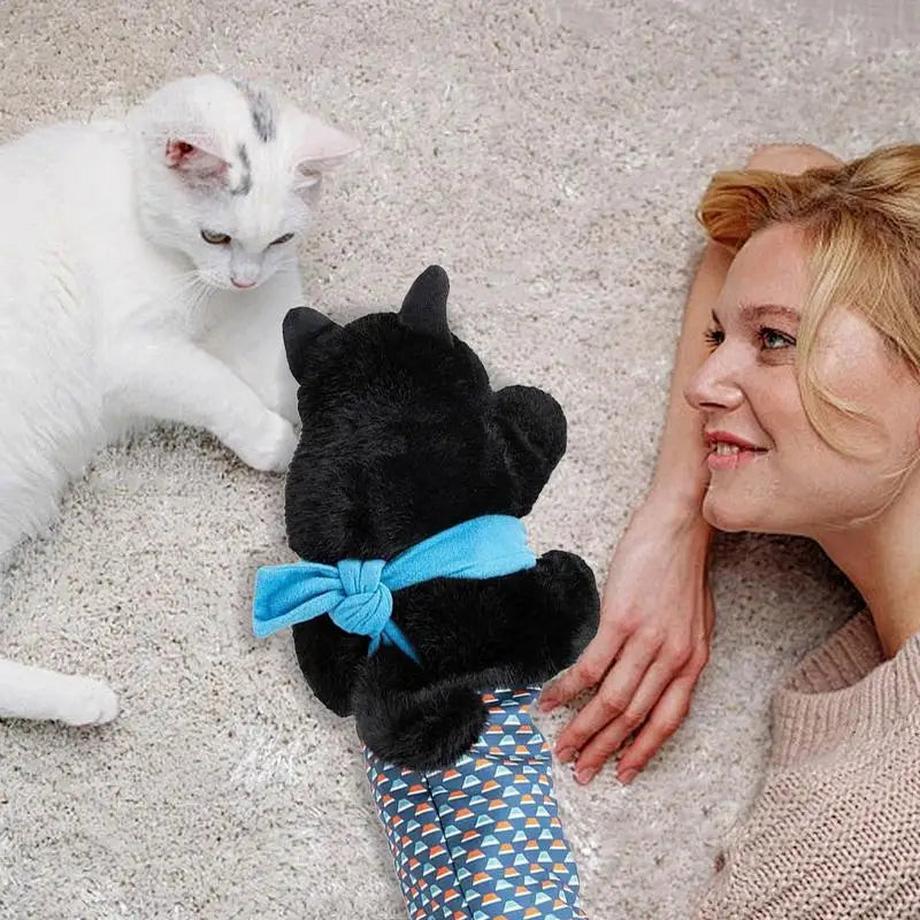 Alopini  Katzenpuppen-Wrestler Süße Stofftier-Handpuppe mit stabiler Polsterung Katze Hund interaktives Plüschtier Haustier weicher Wrestling-Handschuh 