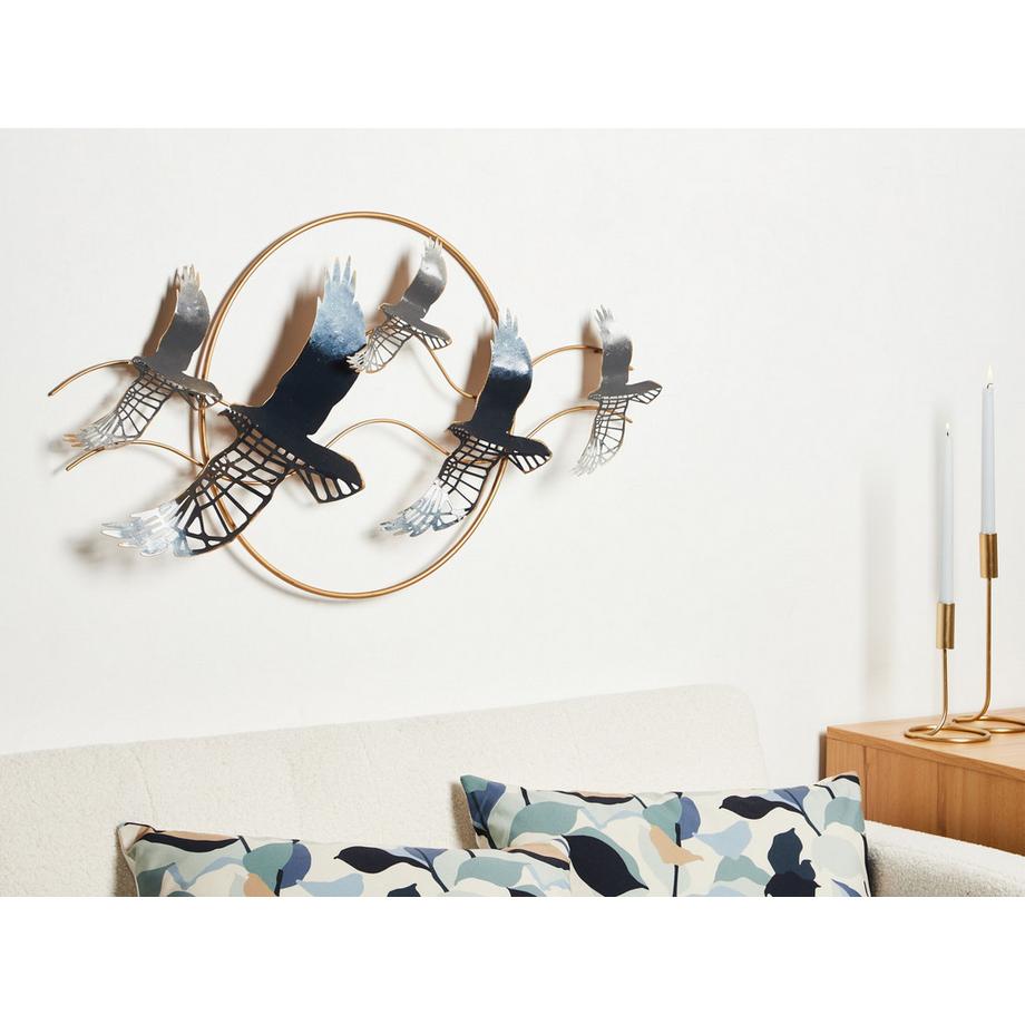 Beliani Décoration murale en Métal  TELLURIUM  