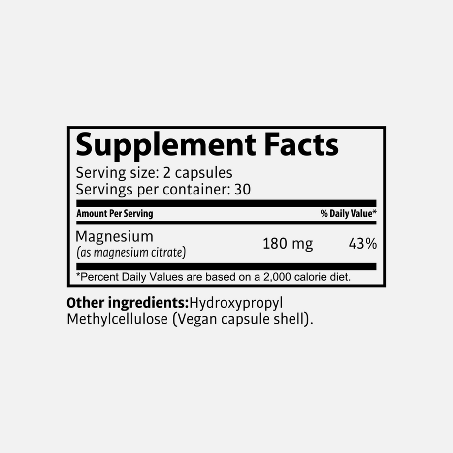 Tasnim  Magnesiumcitrat ESL – Recovery – 60 Kapseln 