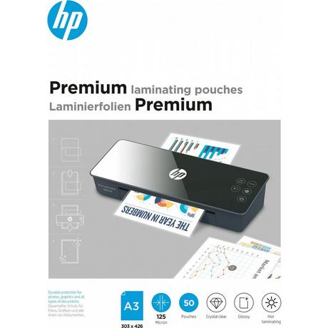 HPINC HP Premium Laminating Pouches, A3, 125 Micron  