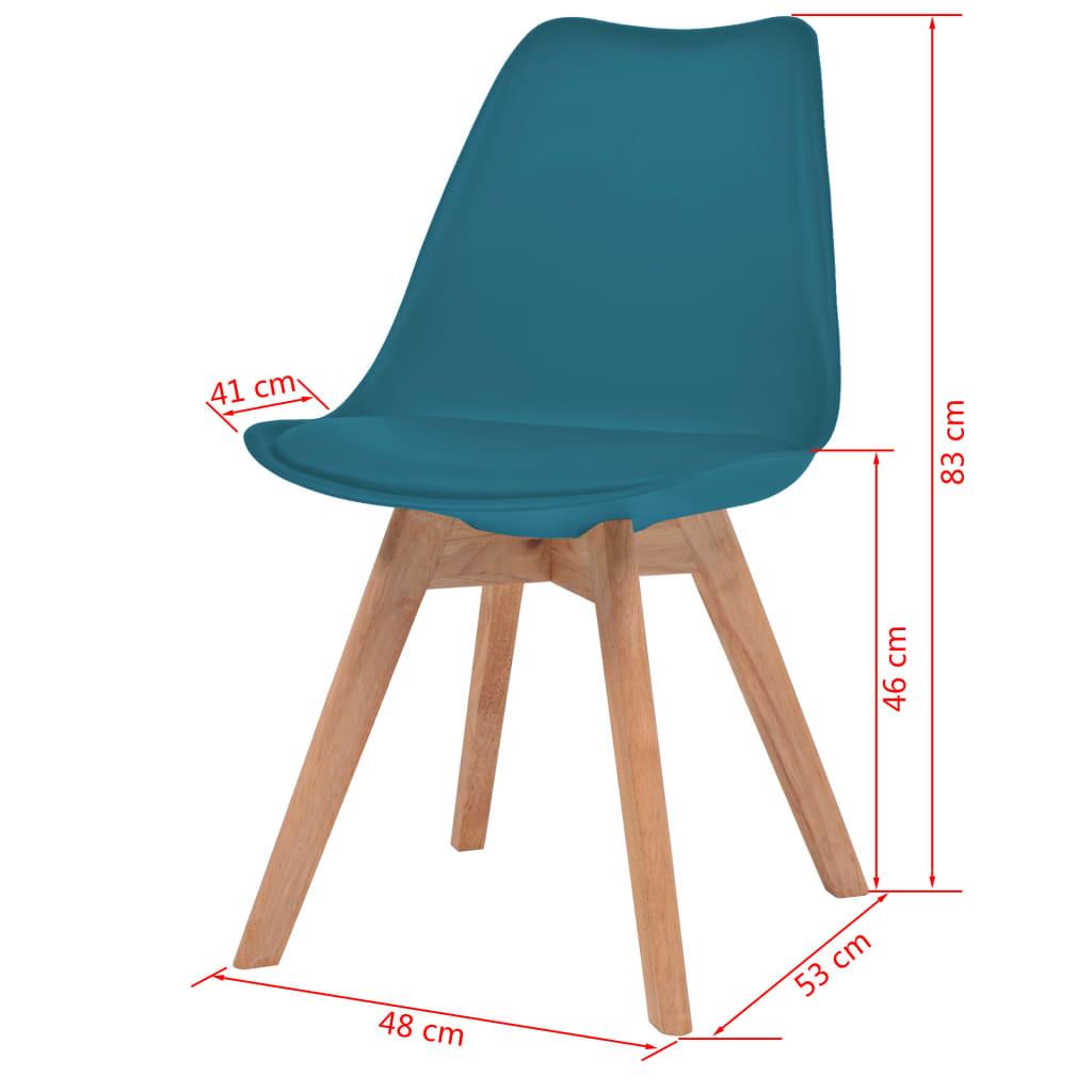 VidaXL sedia da pranzo Plastica  