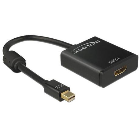 DeLock  DeLOCK 62611 cavo e adattatore video 0,2 m Mini DisplayPort HDMI tipo A (Standard) Nero 