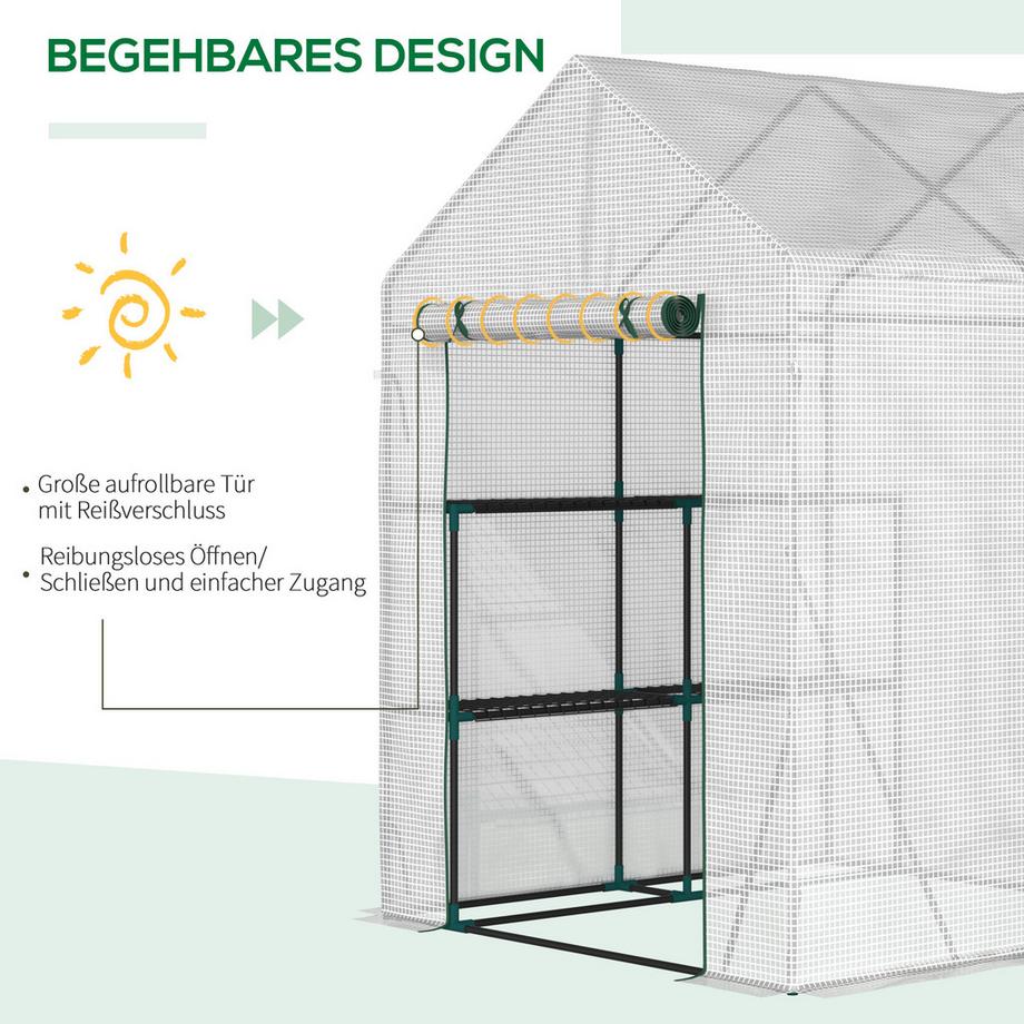 Outsunny Foliengewächshaus  