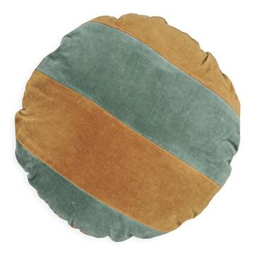 Coussin rond en velours