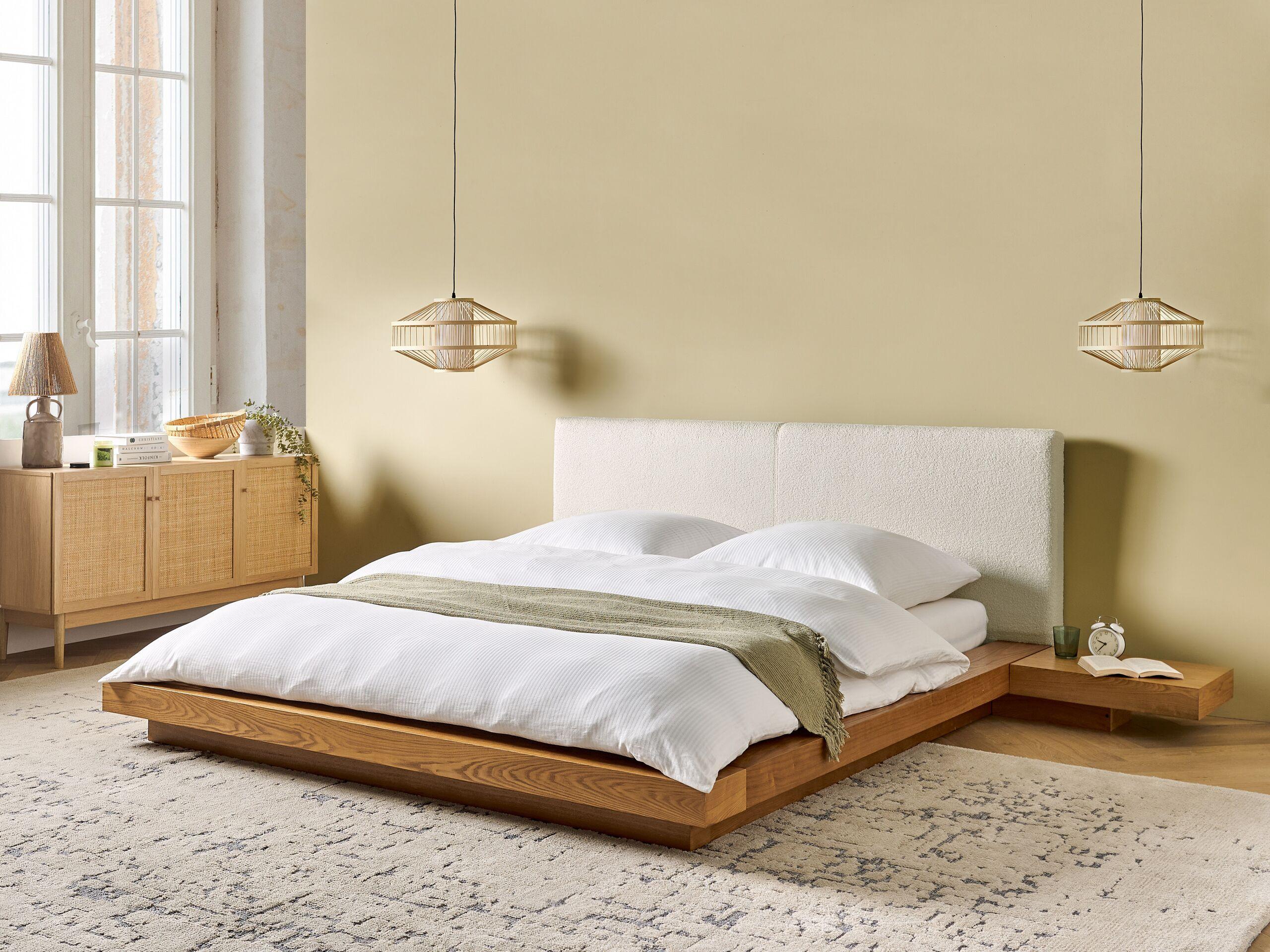 Beliani Bett mit Lattenrost aus MDF-Platte Modern ZEN  