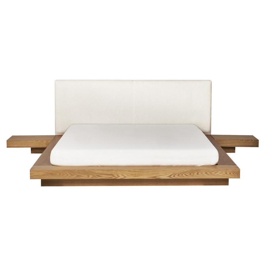 Beliani Lit avec sommier en MDF Scandinave ZEN  