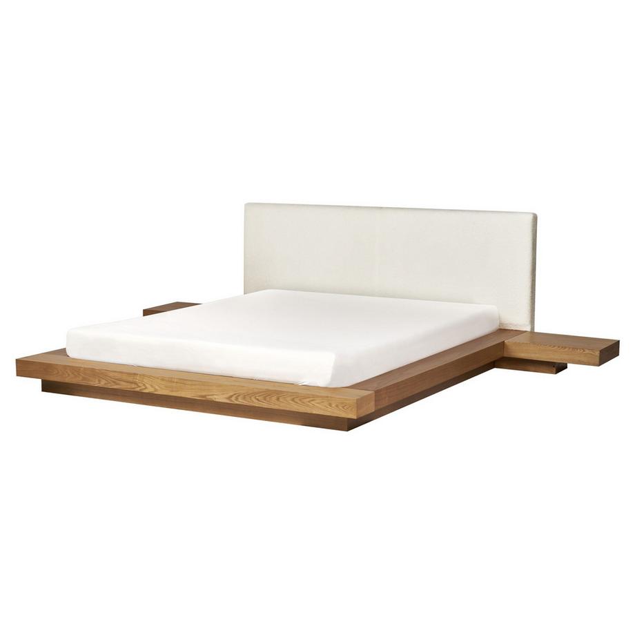 Beliani Lit avec sommier en MDF Scandinave ZEN  