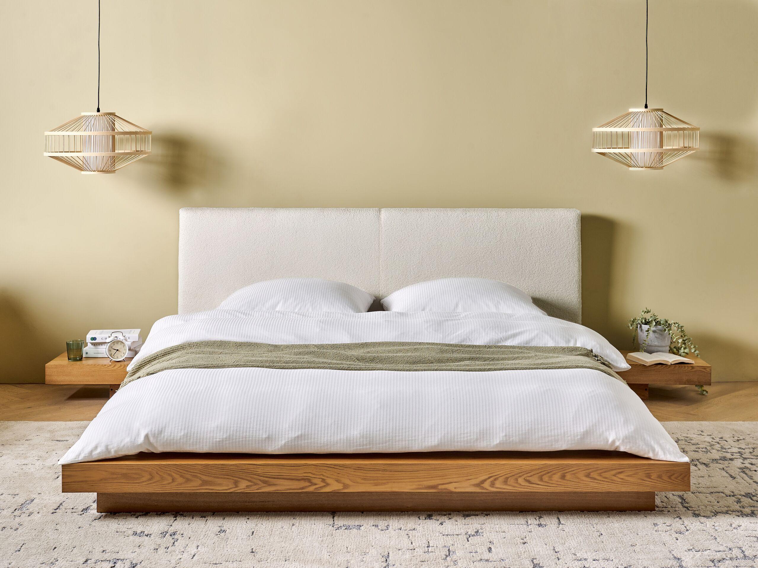 Beliani Bett mit Lattenrost aus MDF-Platte Modern ZEN  