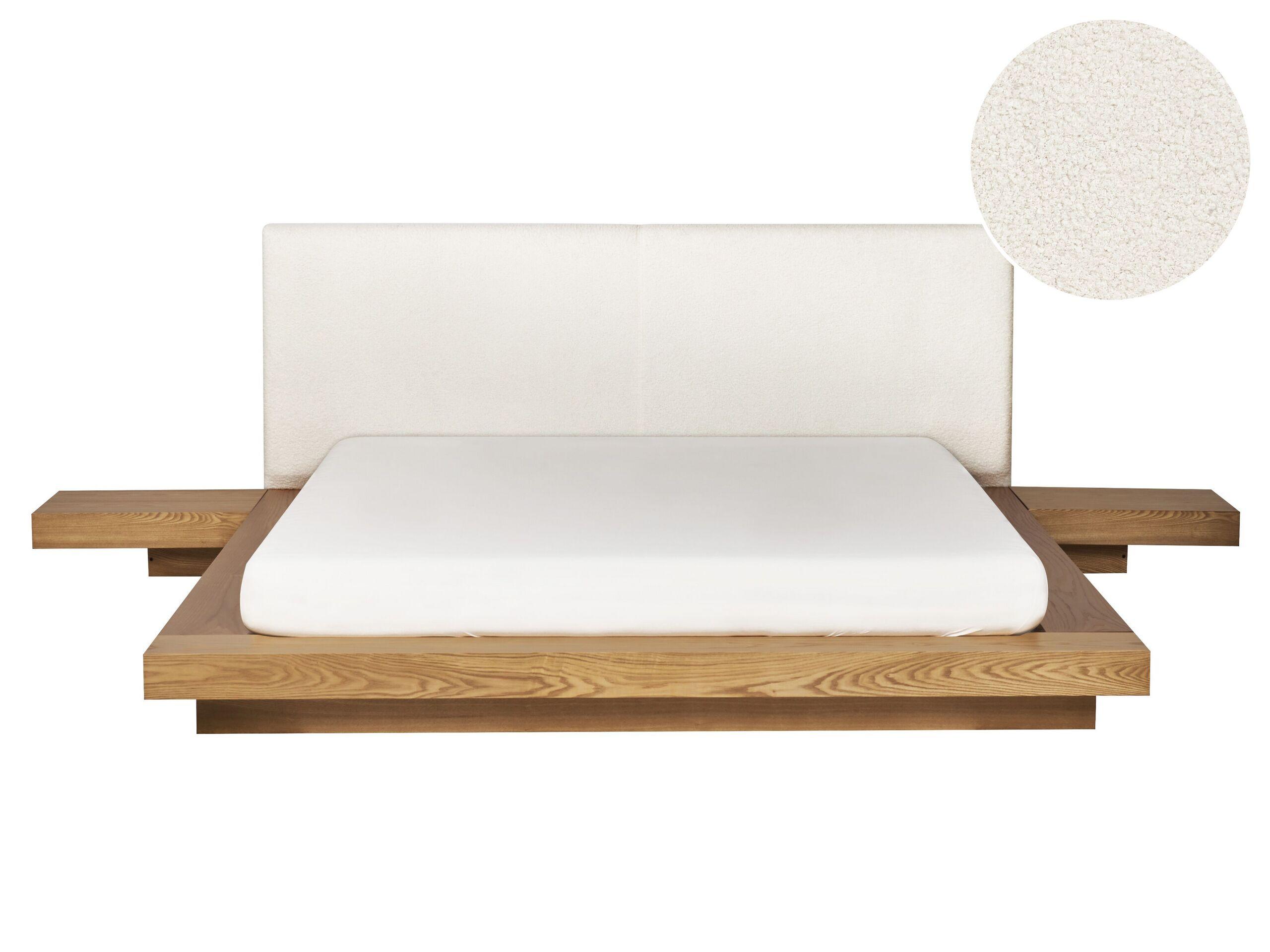 Beliani Bett mit Lattenrost aus MDF-Platte Modern ZEN  