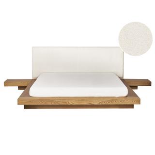 Beliani Bett mit Lattenrost aus MDF-Platte Modern ZEN  