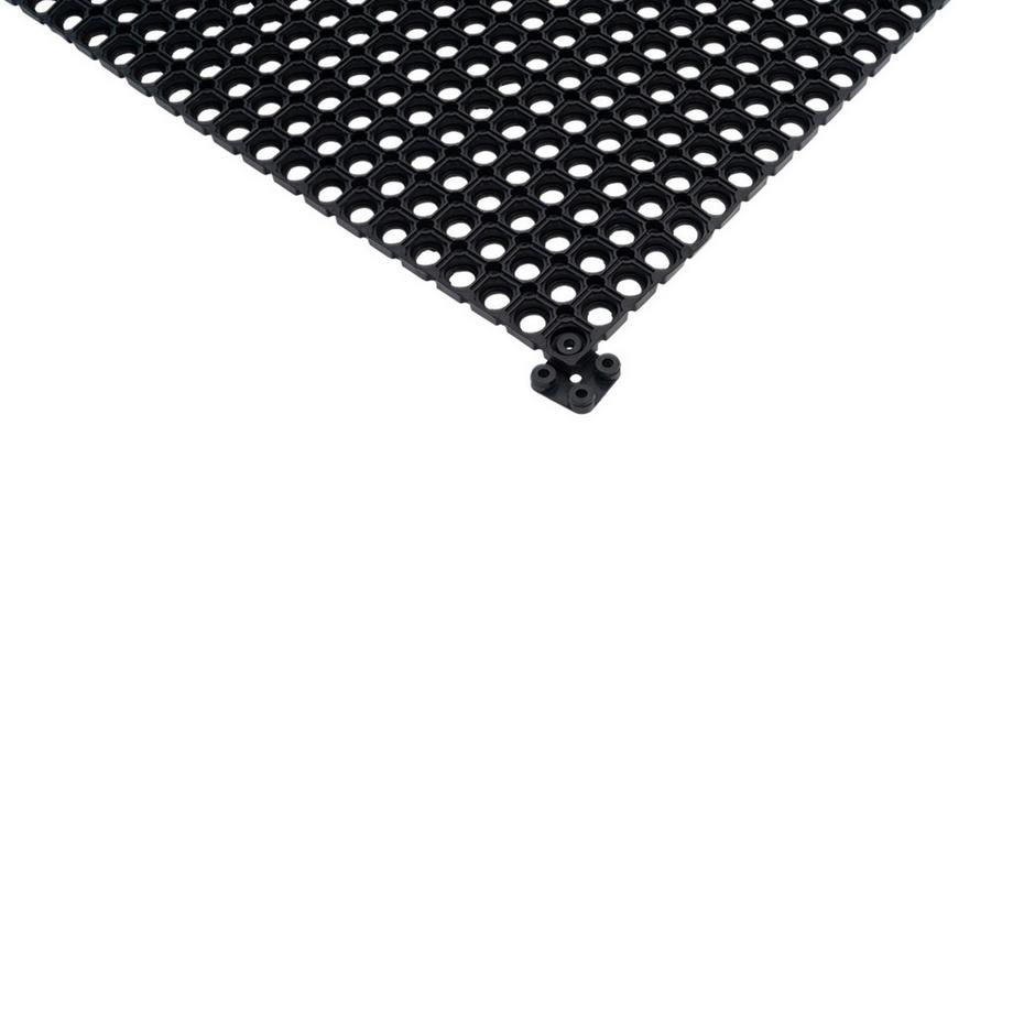 GladiatorFit  Verbindungsstück für Spaltenbodenmatten aus Gummi 80x80x1.5cm GladiatorFit 