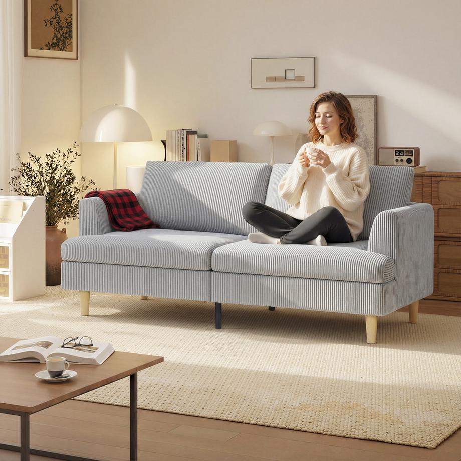 HOMCOM canapé 3 places  