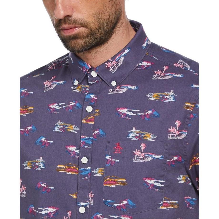 Original Penguin  Chemise Motiftyle Imprimé Intégral 
