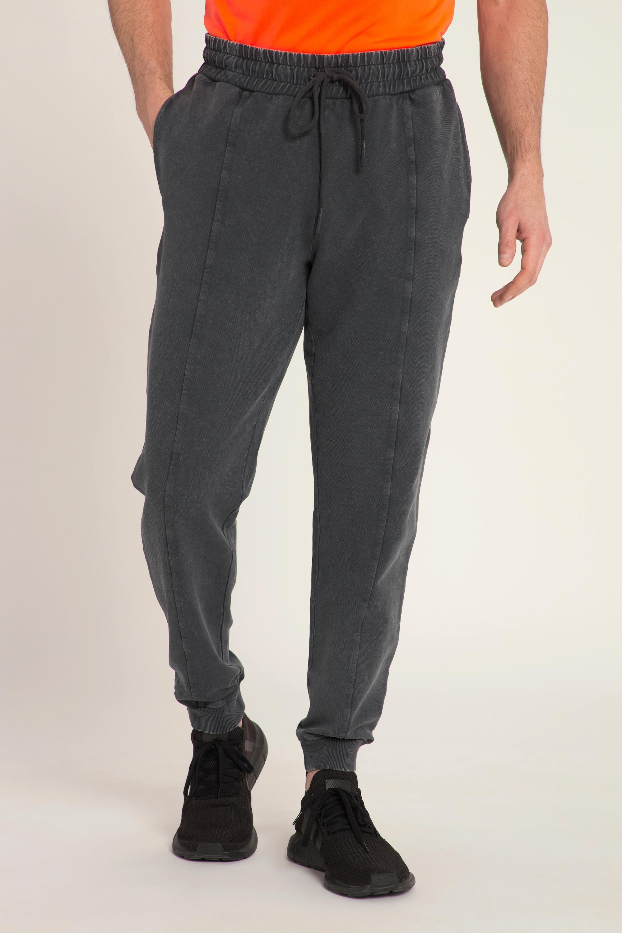 JP1880  Pantaloni da jogging per il fitness con cintura elastica ed effetto vintage 