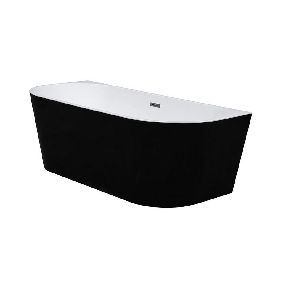 Vente-unique Vasca da bagno freestanding 2L  Nero DIVINA  