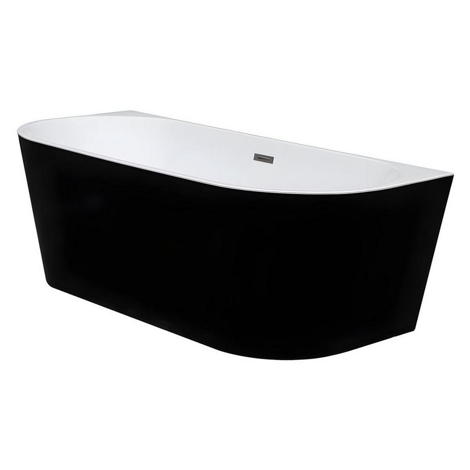 Vente-unique Vasca da bagno freestanding 2L  Nero DIVINA  