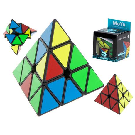 Pricenet  PYRAMINX gioco puzzle cubo Black MoYu 