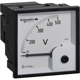 Schneider Electric  Schneider Voltmeter 0-500V 72x72 