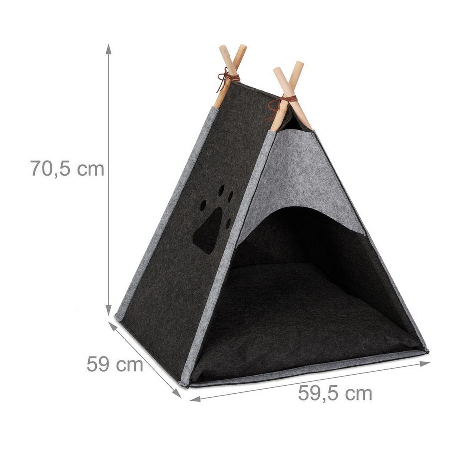 B2X  Lit pour chien en feutre 