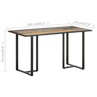 VidaXL Table de salle à manger bois  