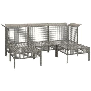 VidaXL set salotto da giardino Polirattan  