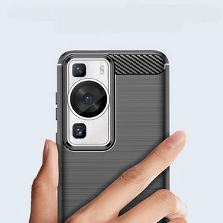 Cover-Discount  Huawei P60 / P60 Pro - Cover In Metallo Carbon Look 