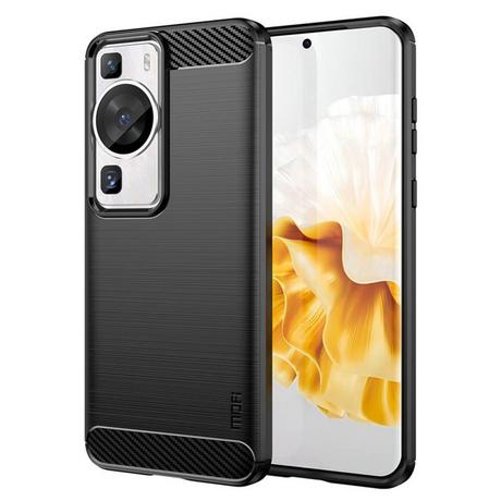 Cover-Discount  Huawei P60 / P60 Pro - Cover In Metallo Carbon Look 