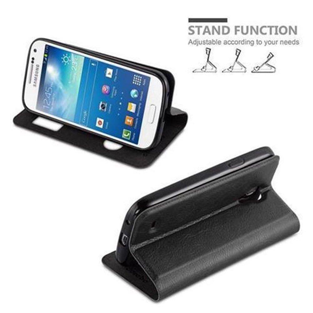 Cadorabo  Housse compatible avec Samsung Galaxy S4 MINI - Coque de protection avec fermeture magnétique, fonction de support et 2 fenêtres de visualisation 