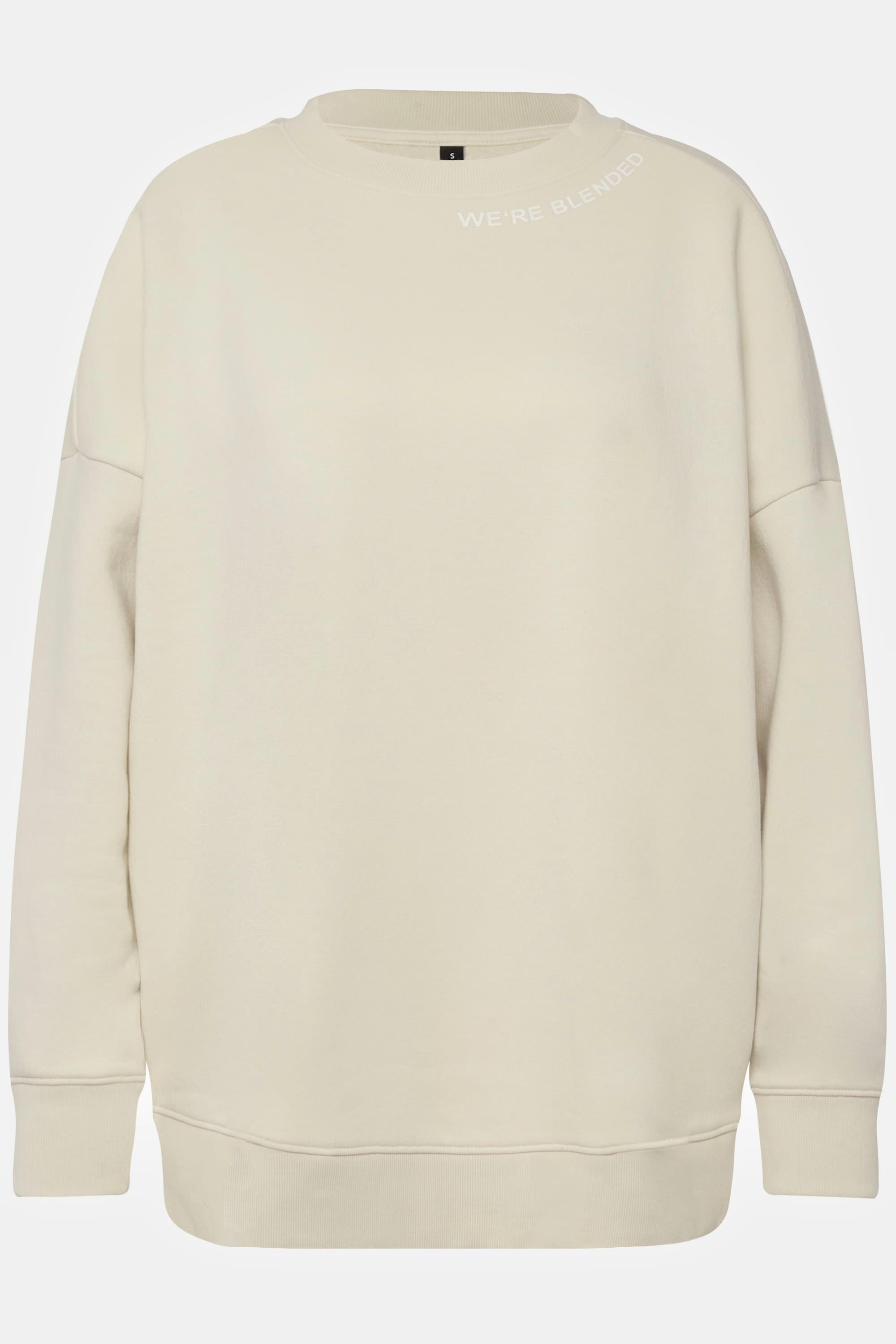 Studio Untold  Sweat-shirt# oversize à col rond et manches longues, unisexe 