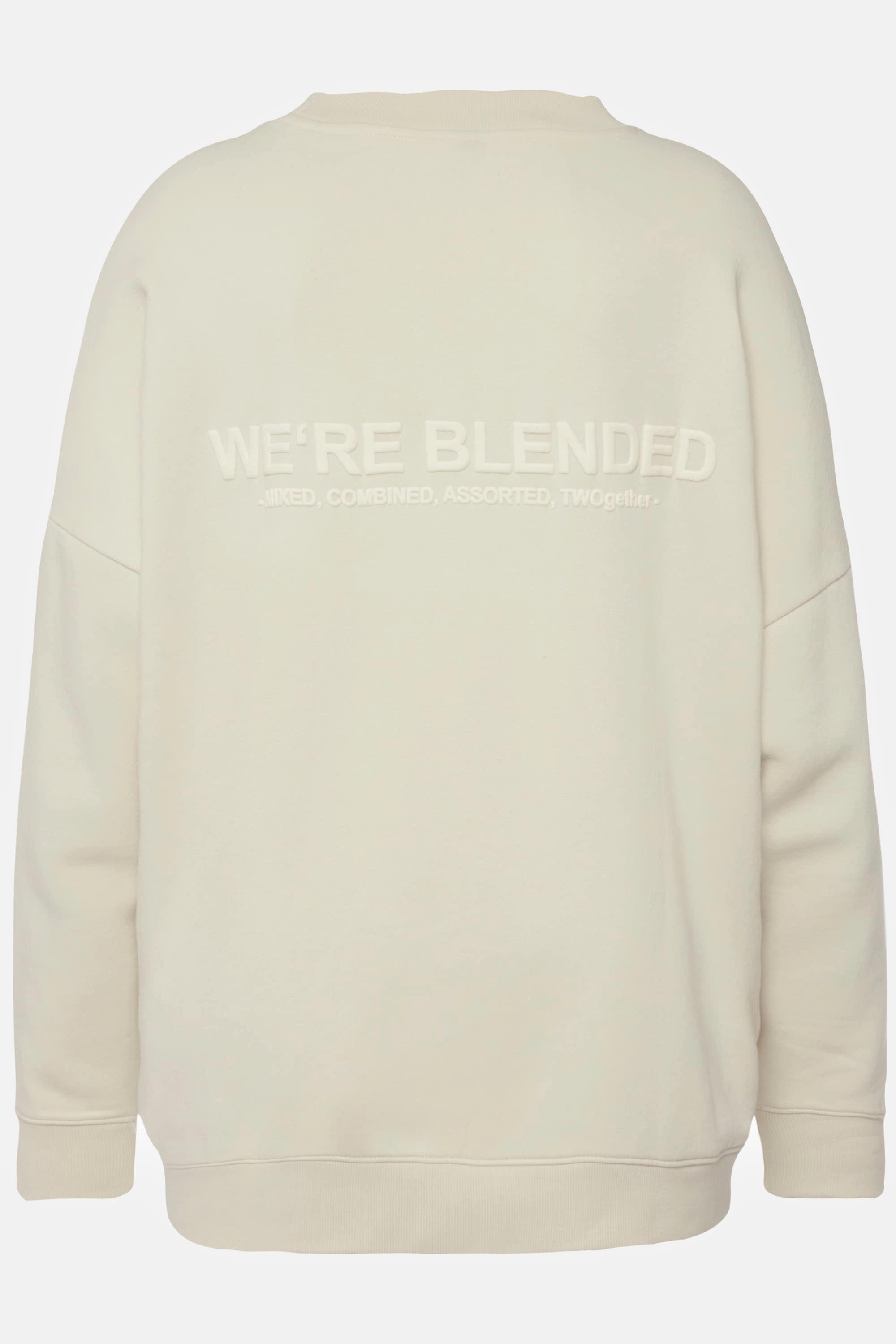 Studio Untold  Sweat-shirt# oversize à col rond et manches longues, unisexe 